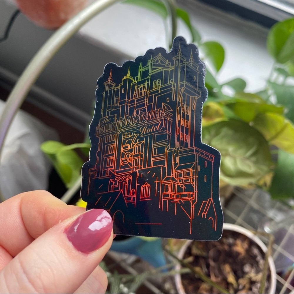 LAST 1🕸Holographic Tower of Terror Sticker - Picture 7 of 7